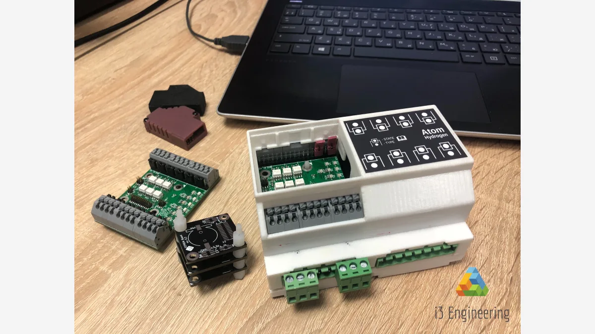 A wall-mounted home automation controller, the category of hardware that Google's new Home MCP server now exposes to AI agents through a documented tool interface.