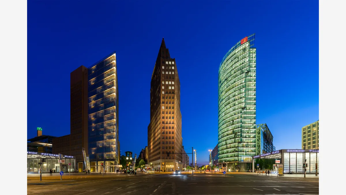 Potsdamer Platz in Berlin, home city of n8n, which released its Agents product on 25 September 2026