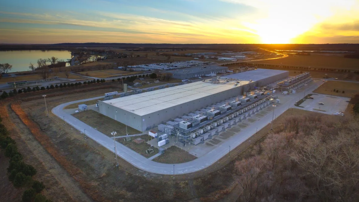Inside a Google data center in Council Bluffs, Iowa, the kind of cloud facility where Private AI Compute's hardware-isolated enclaves run