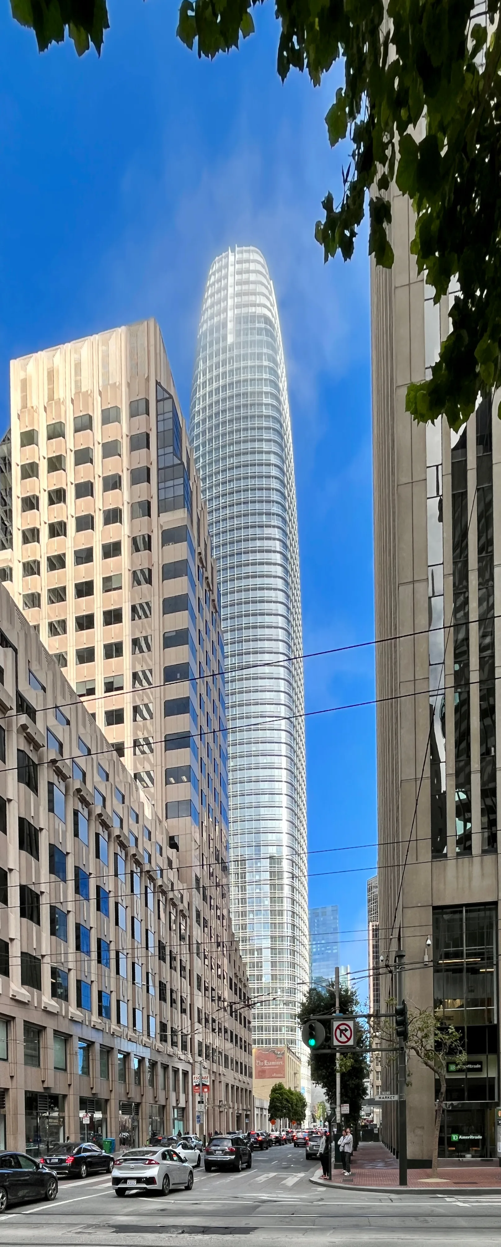 Salesforce Tower in San Francisco, where the company opened Dreamforce 2026 by announcing Koa, its first in-house CRM reasoning model